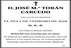 José M.ª Torán Carcedo